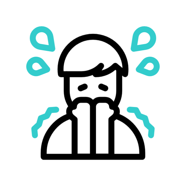 Ikon masalah takut tersalah langkah